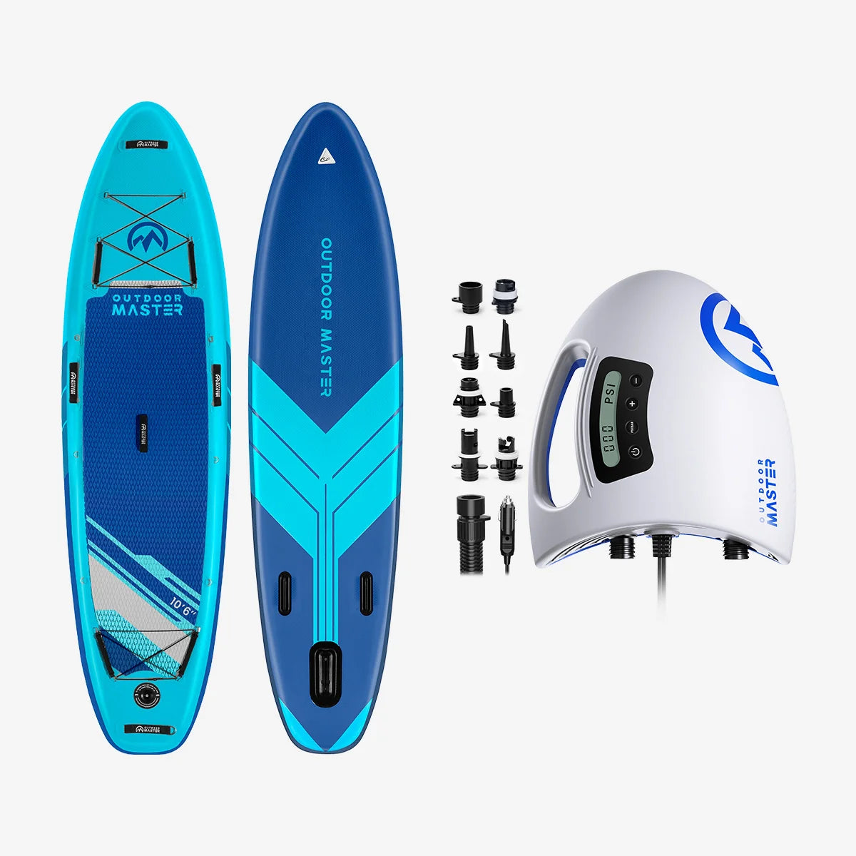Bundle Sale-10'6" iSUP Board + SHARK II Pump
