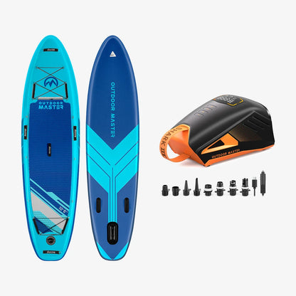 Bundle Sale – 10'6" iSUP Board + SHARK 3 Pump