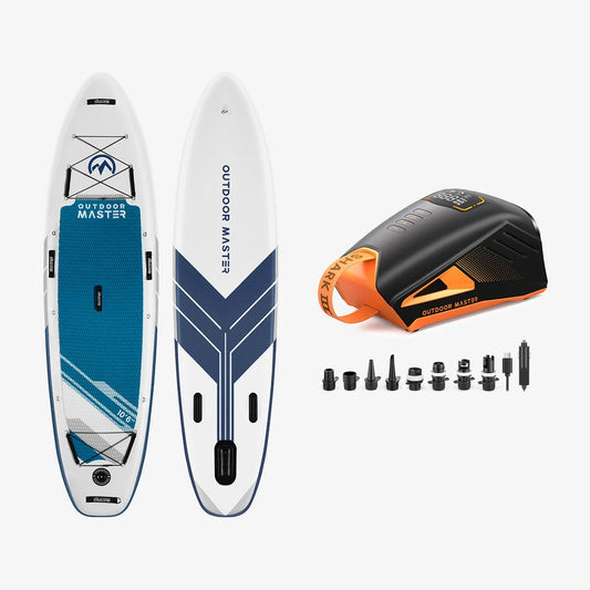Bundle Sale – 10'6" iSUP Board + SHARK 3 Pump