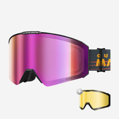 FALCON Cylindrical Zeiss Lens Ski Goggles