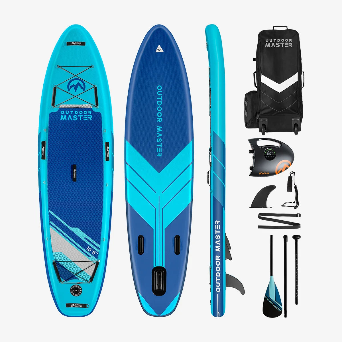 Bundle Sale-10'6" iSUP Board + SHARK 2S Pump
