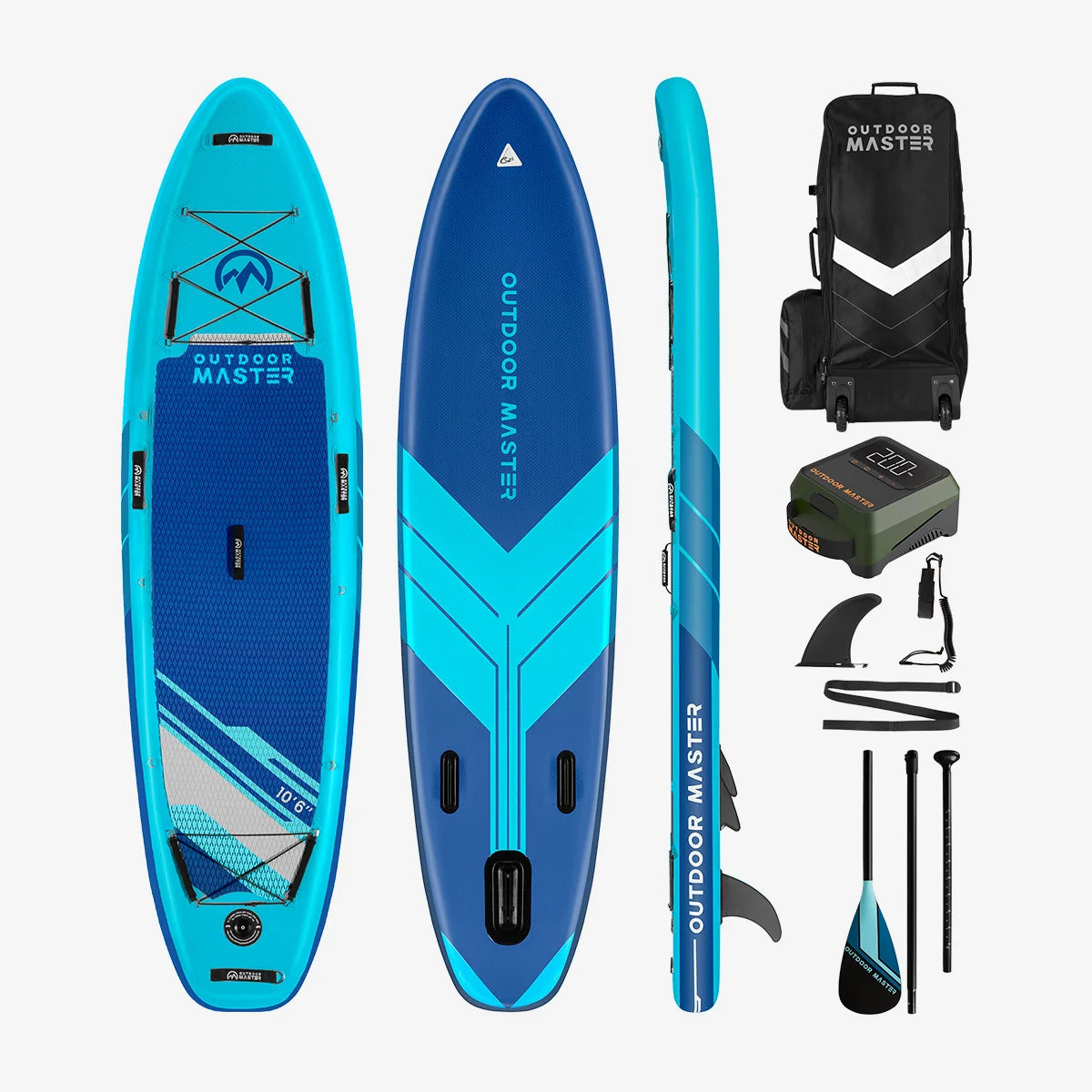 Bundle Sale-10'6" iSUP Board + CACHALOT 2 Pump