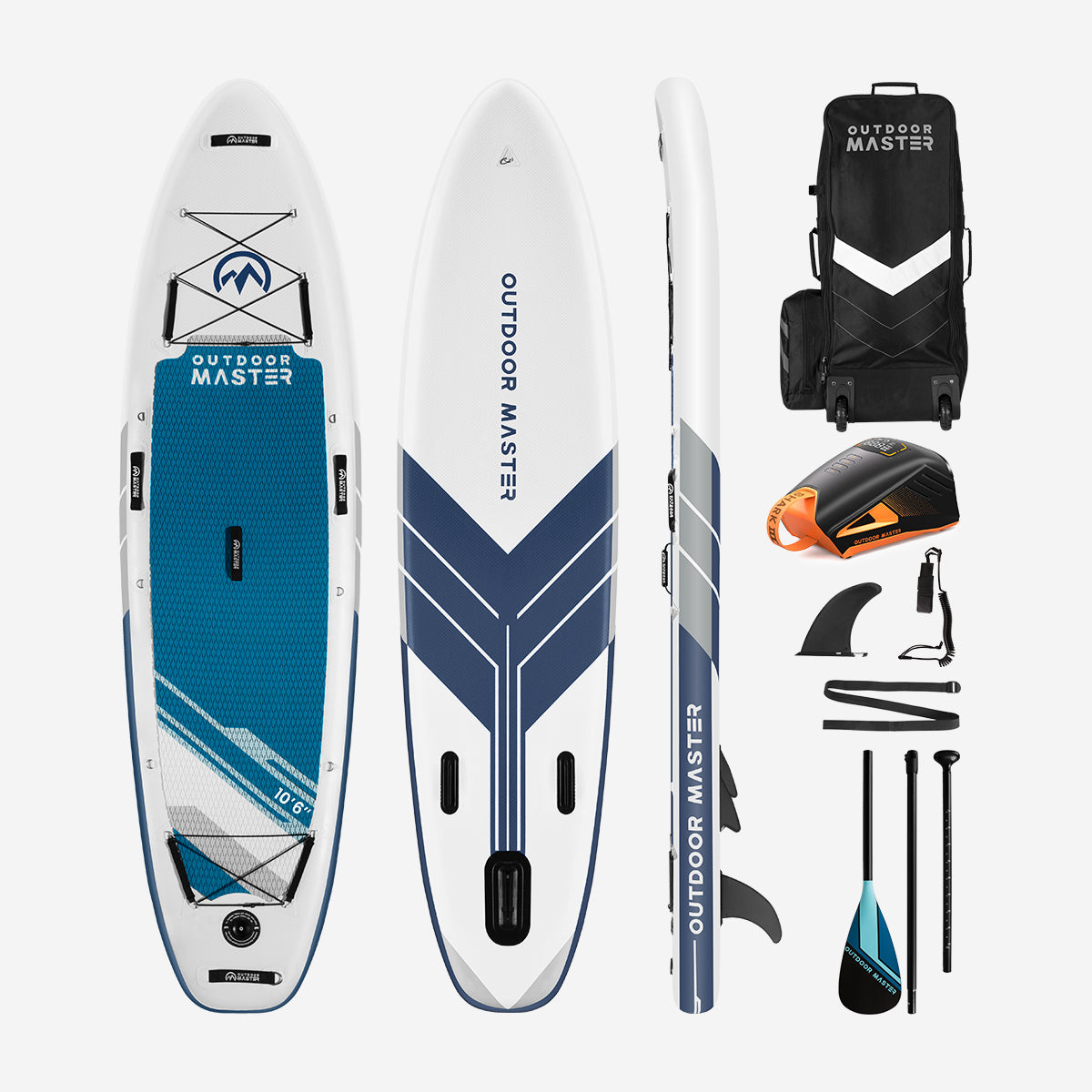 Bundle Sale – 10'6" iSUP Board + SHARK 3 Pump