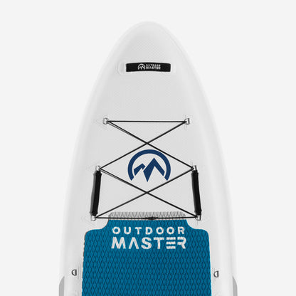 OUTDOORMASTER Inflatable Paddle Board with Paddle - 10'6"-SHIPPING TO US ONLY