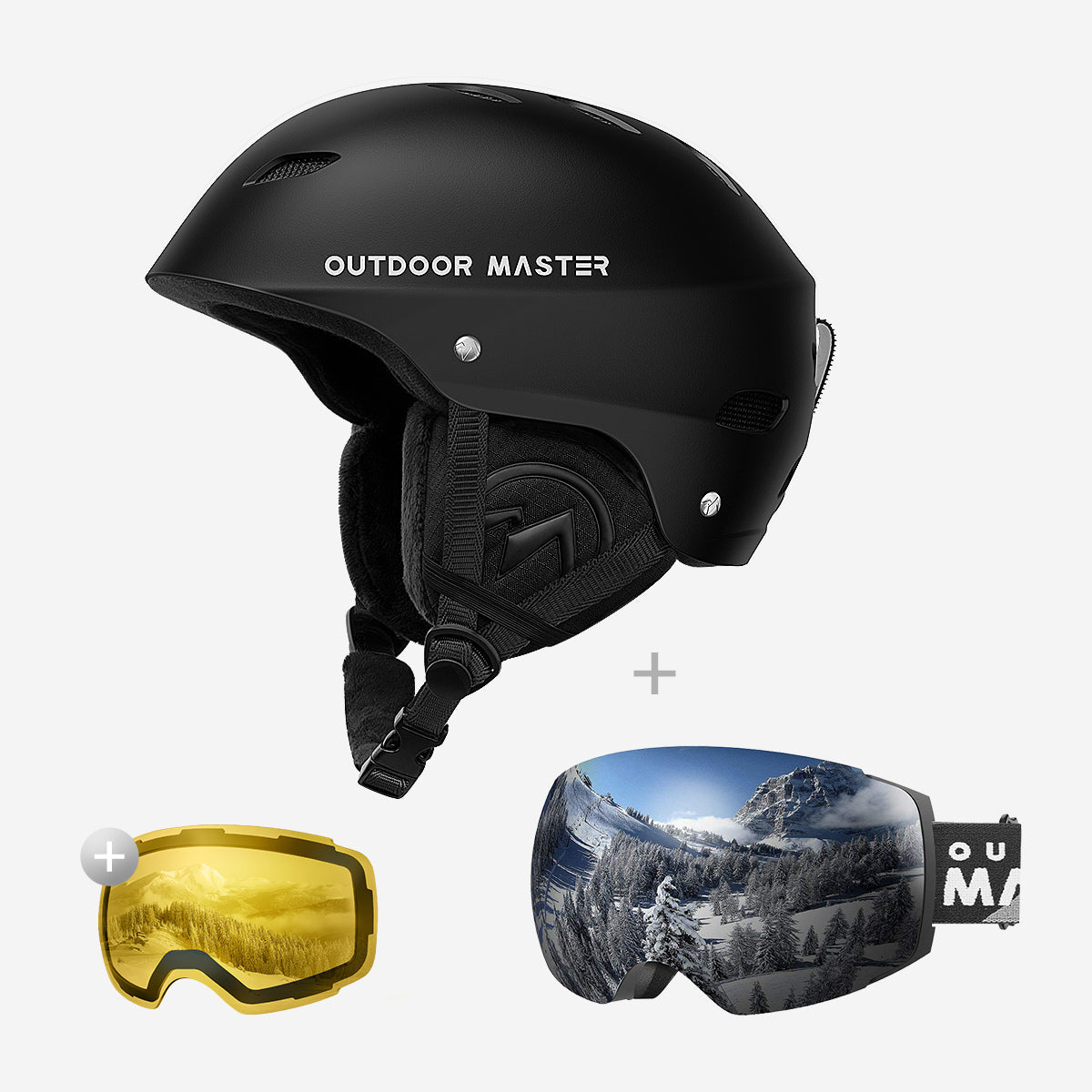 Bundle Sale - PRO Goggle + Lens + KELVIN Helmet