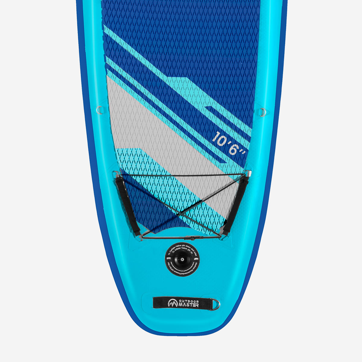 OUTDOORMASTER Inflatable Paddle Board with Paddle - 10'6"-SHIPPING TO US ONLY