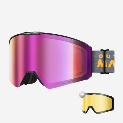 FALCON Cylindrical Zeiss Lens Ski Goggles