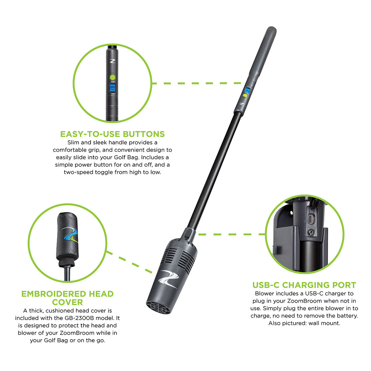 Cordless Golf Air Broom