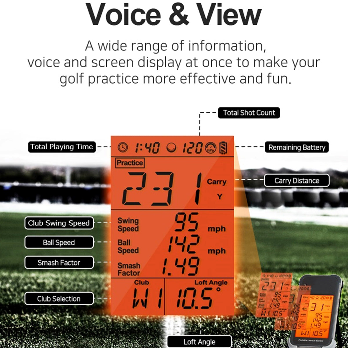 Portable Golf Launch Monitor