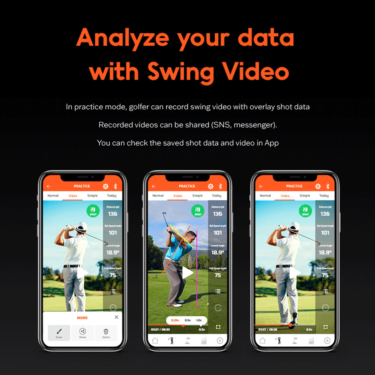 Portable Golf Launch Monitor PRO