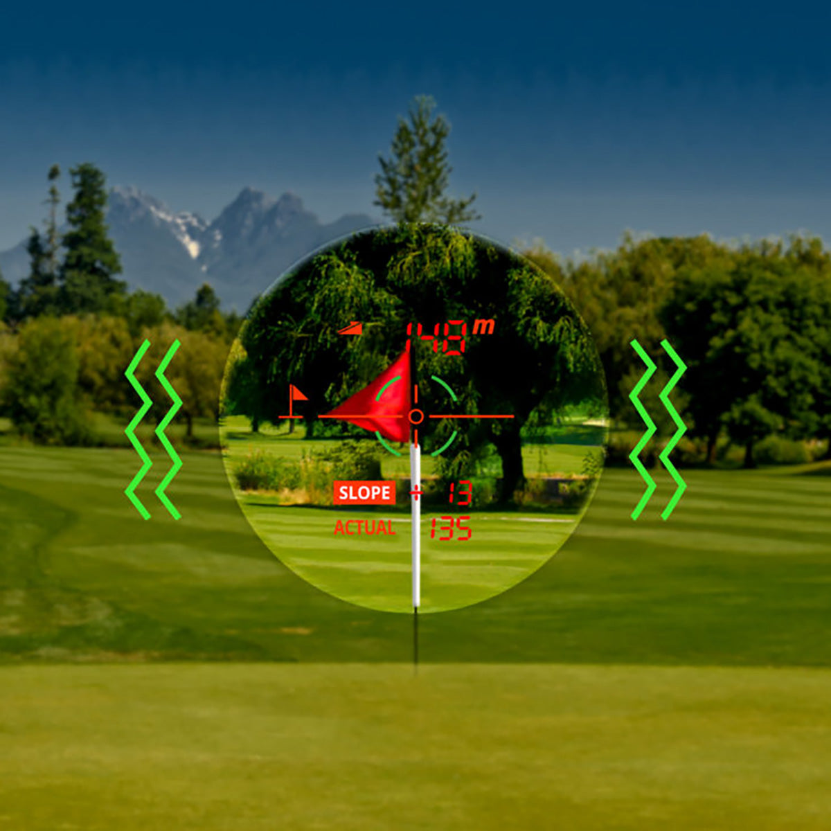 Active Hybrid GPS Laser Rangefinder