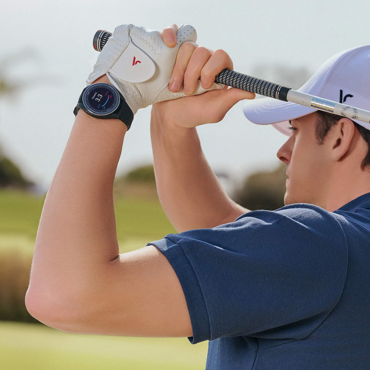 Advanced GPS Golf Watch with Swing and Putt Tracking