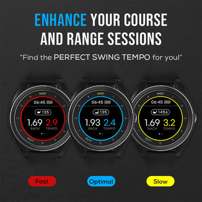 Advanced GPS Golf Watch with Swing and Putt Tracking