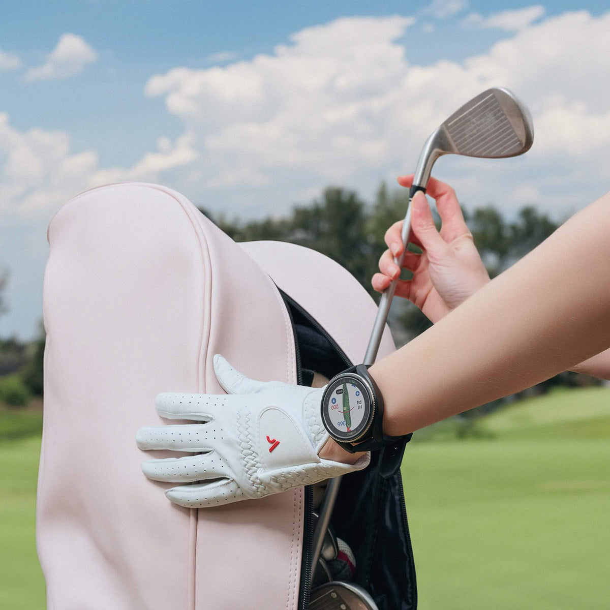 Advanced GPS Golf Watch with Swing and Putt Tracking