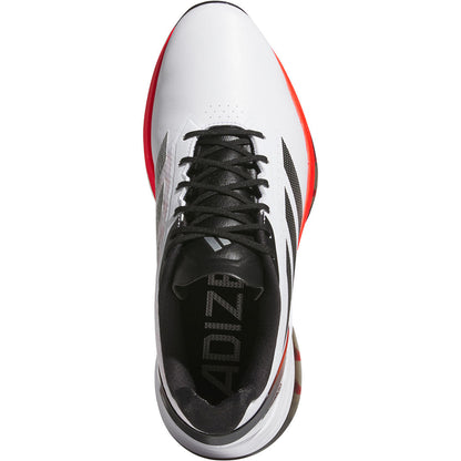 Adidas Adizero ZG Golf Shoes White/Lucid Red/Black