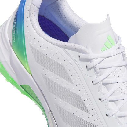 Adidas Adizero ZG Golf Shoes White/Silver/Lime Burst