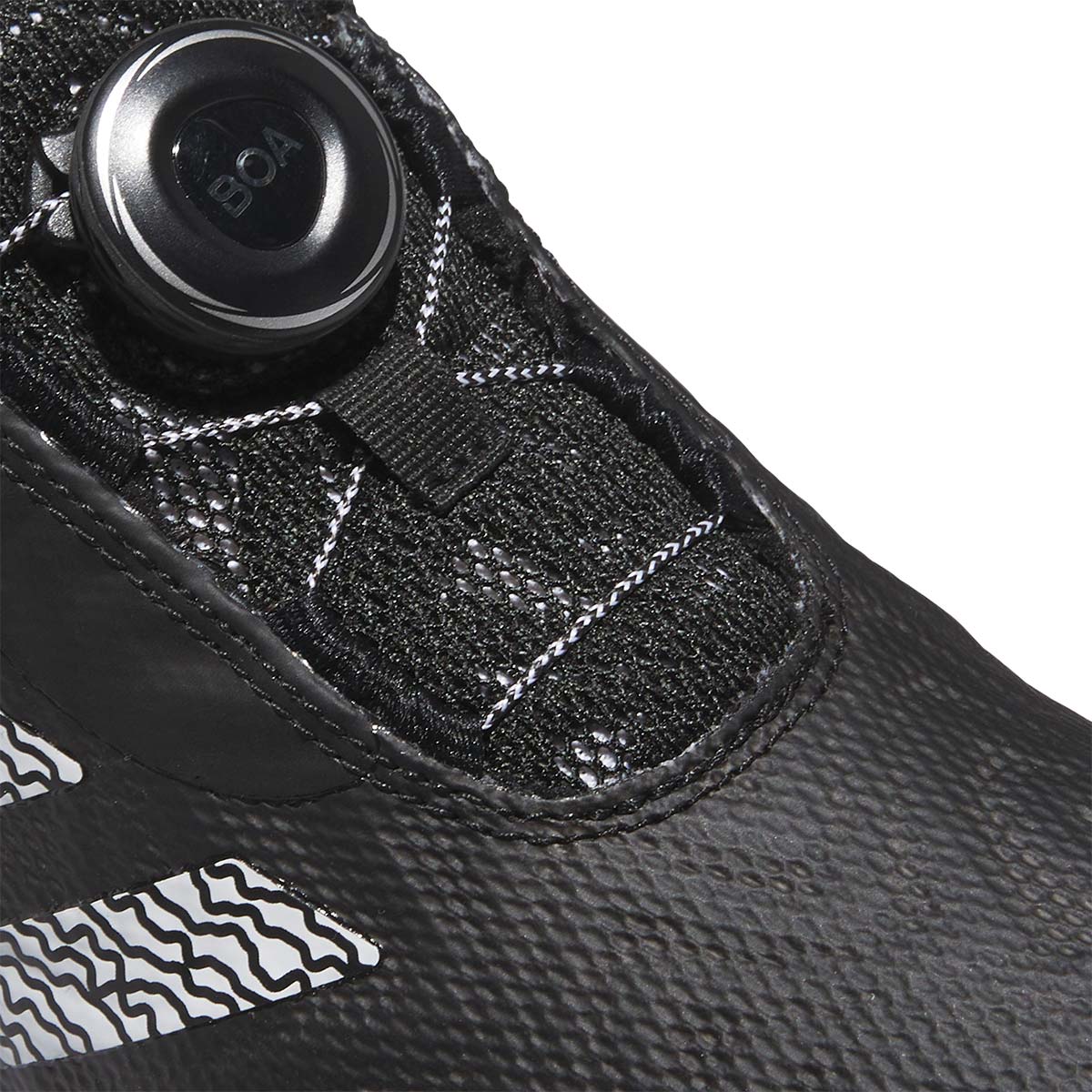 Adidas Juniors Codechaos BOA 25 Golf Shoes Black/White/Lucid Lemon