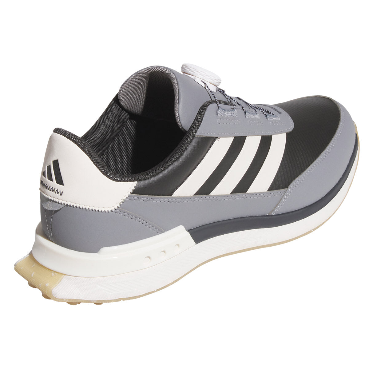Adidas S2G SL BOA 25 Golf Shoes Carbon/Chai White/Grey Three