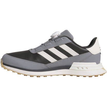 Adidas S2G SL BOA 25 Golf Shoes Carbon/Chai White/Grey Three