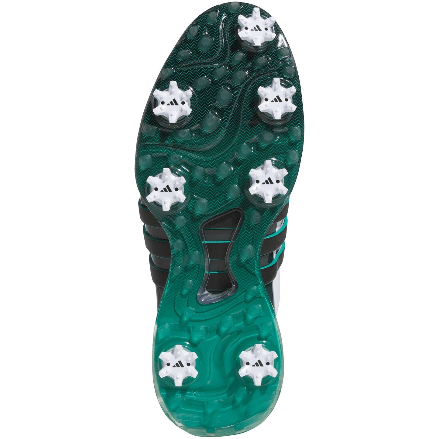 Adidas TOUR360 24 Golf Shoes White/Core Black/Aurora Ivy