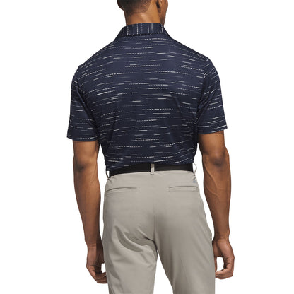 Adidas Ultimate365 Mesh Glimmer Print Golf Polo