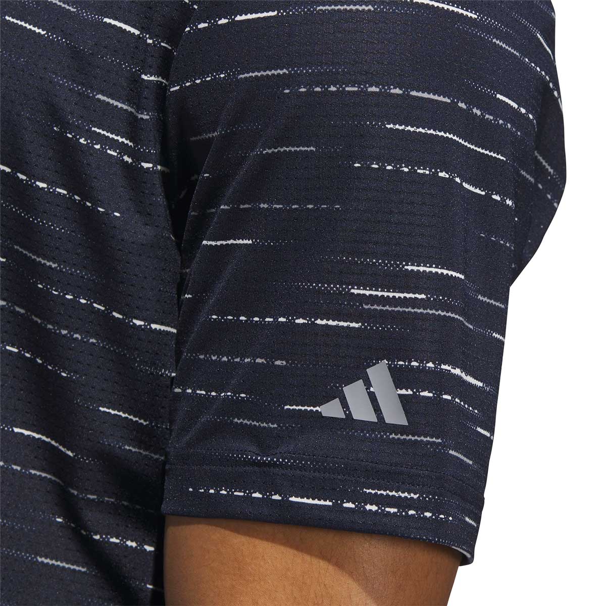 Adidas Ultimate365 Mesh Glimmer Print Golf Polo