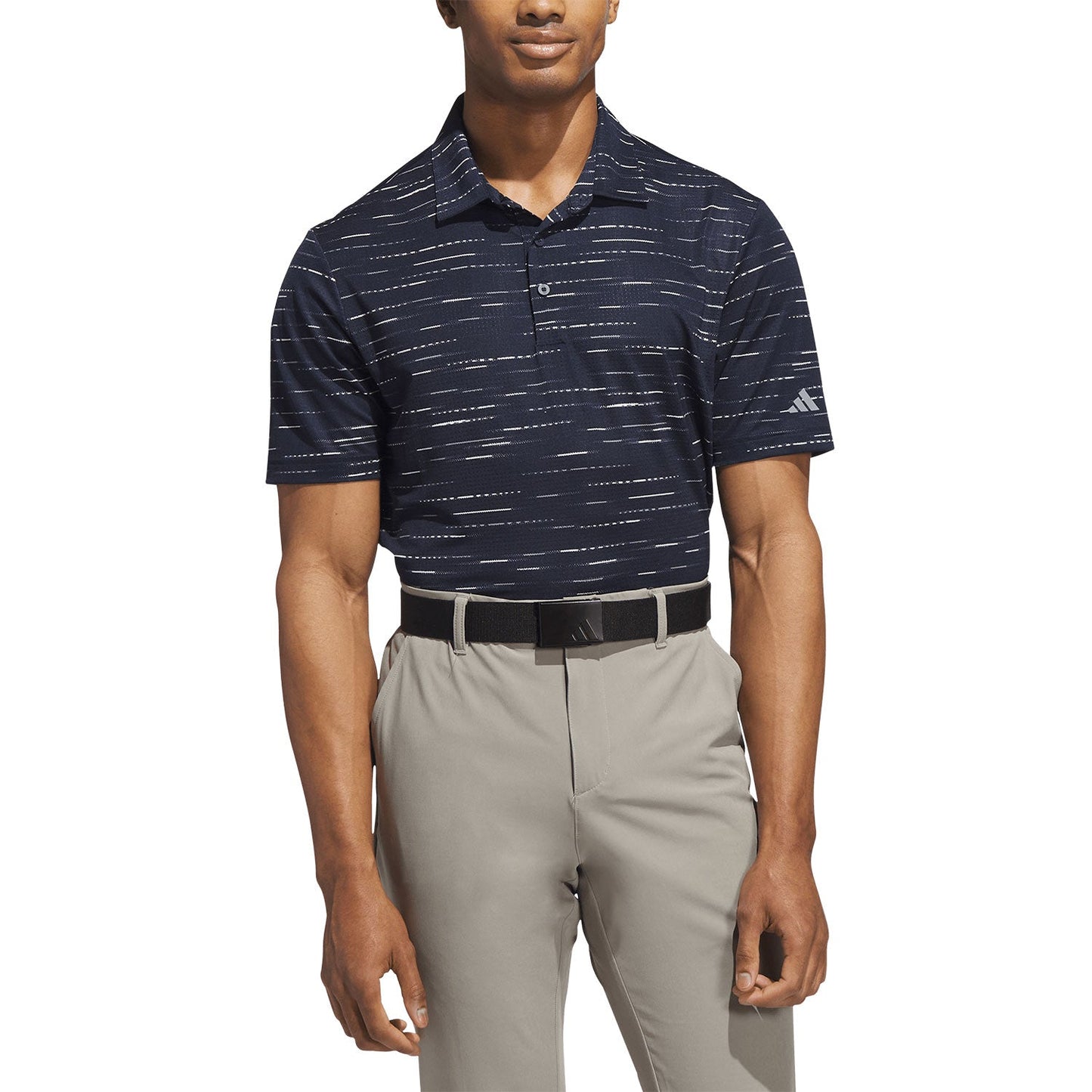 Adidas Ultimate365 Mesh Glimmer Print Golf Polo