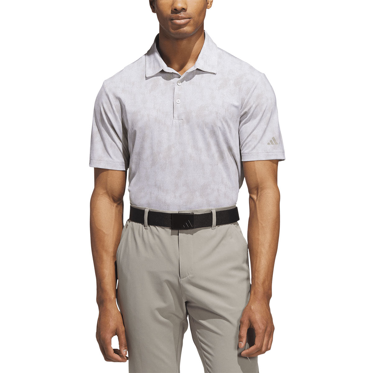 Adidas Ultimate365 Textured Print Golf Polo