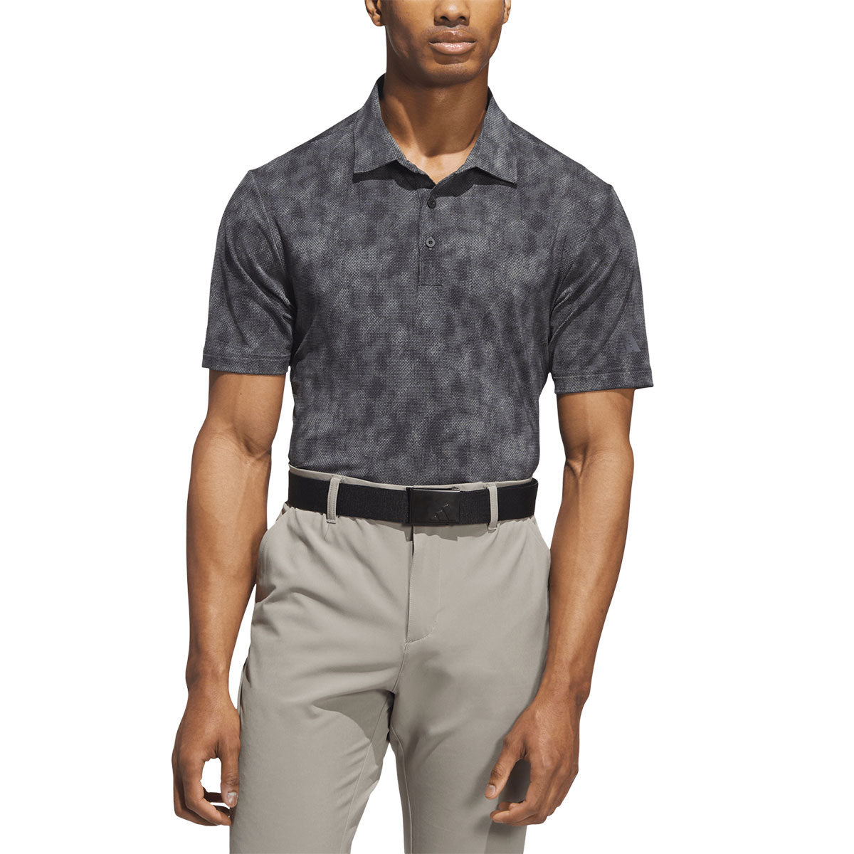 Adidas Ultimate365 Textured Print Golf Polo