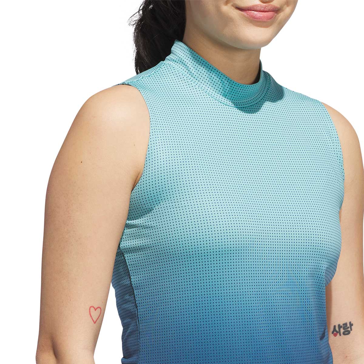 Adidas Women's Ultimate365 Gradient Sleeveless Golf Mock