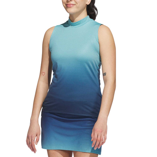 Adidas Women's Ultimate365 Gradient Sleeveless Golf Mock