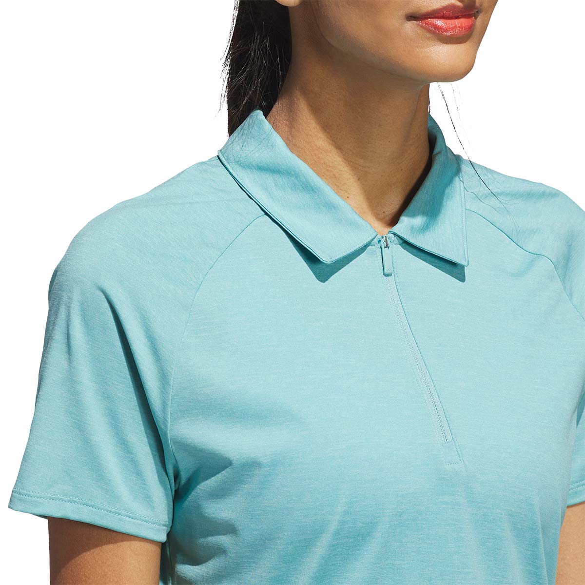 Adidas Women's Ultimate365 Heathered Twistknit Golf Polo