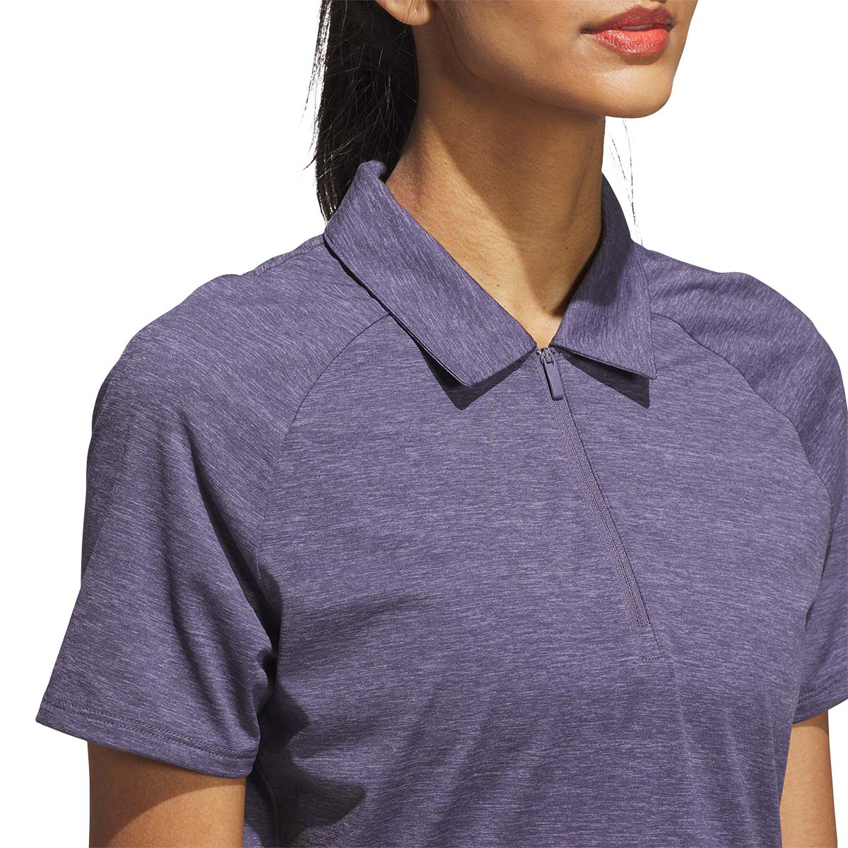 Adidas Women's Ultimate365 Heathered Twistknit Golf Polo