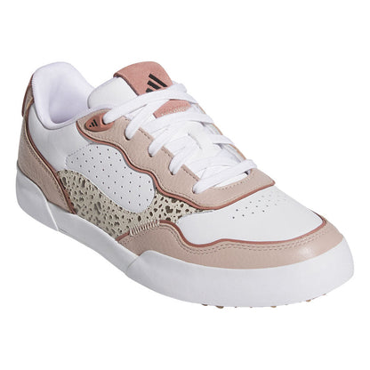 Adidas Women's Retrocross 25 Golf Shoes White/Wonder Taupe/Warm Day