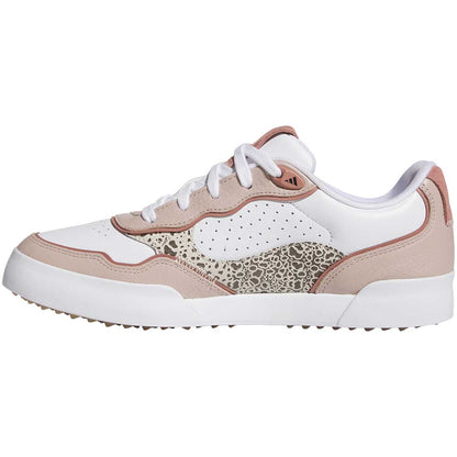 Adidas Women's Retrocross 25 Golf Shoes White/Wonder Taupe/Warm Day