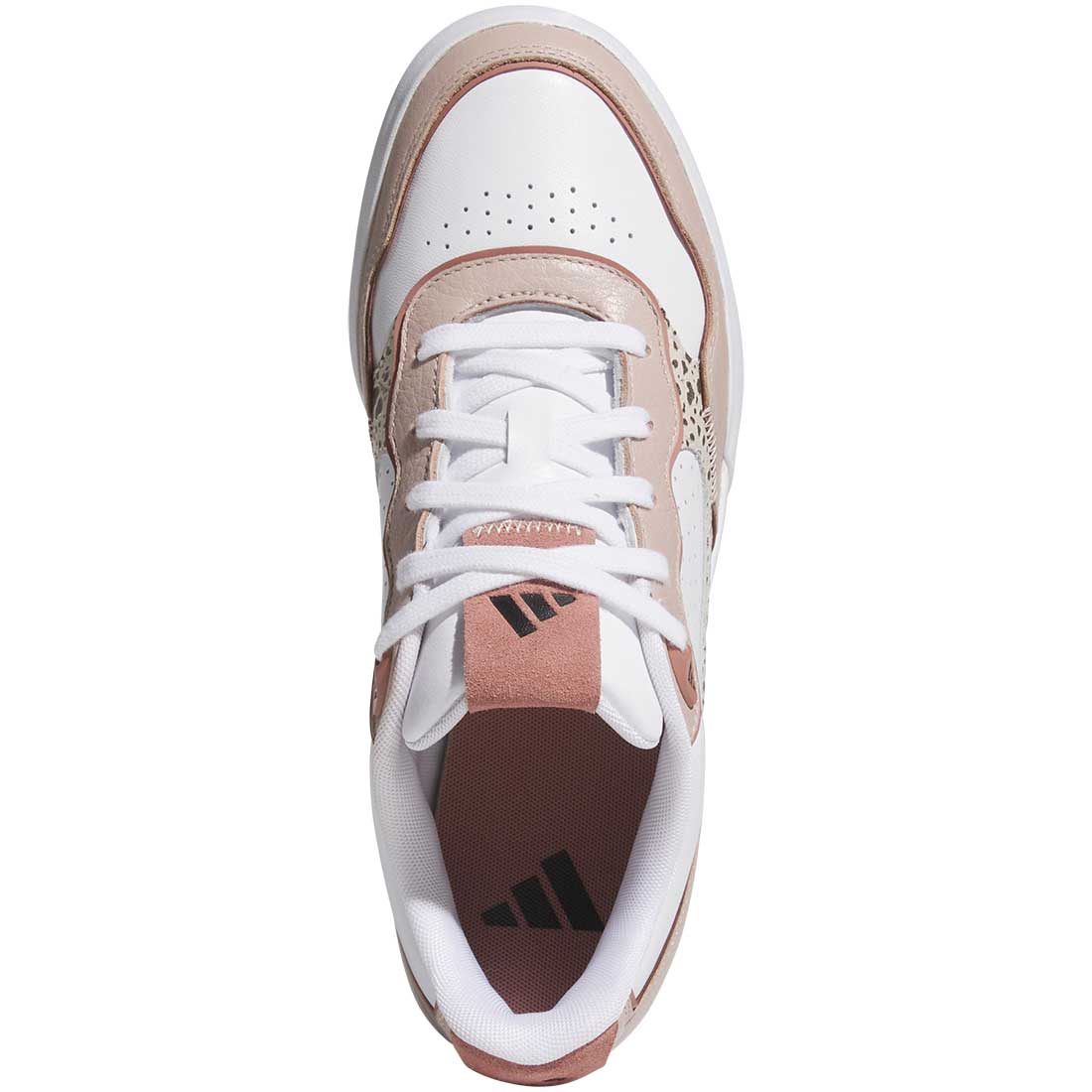 Adidas Women's Retrocross 25 Golf Shoes White/Wonder Taupe/Warm Day