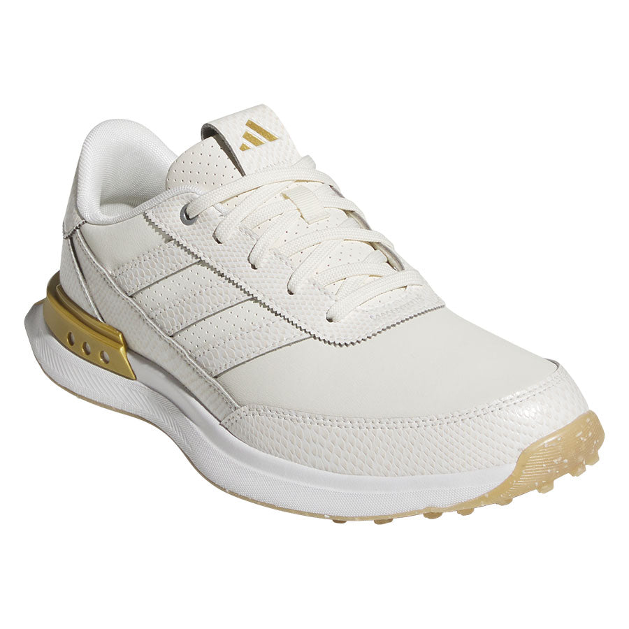Adidas Women's S2G Spikeless Leather '25 Golf Shoes Off White/Gold