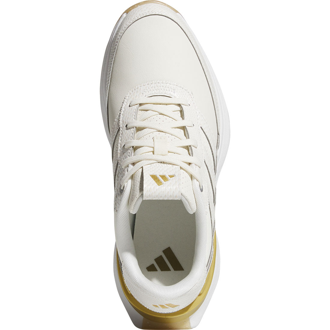 Adidas Women's S2G Spikeless Leather '25 Golf Shoes Off White/Gold