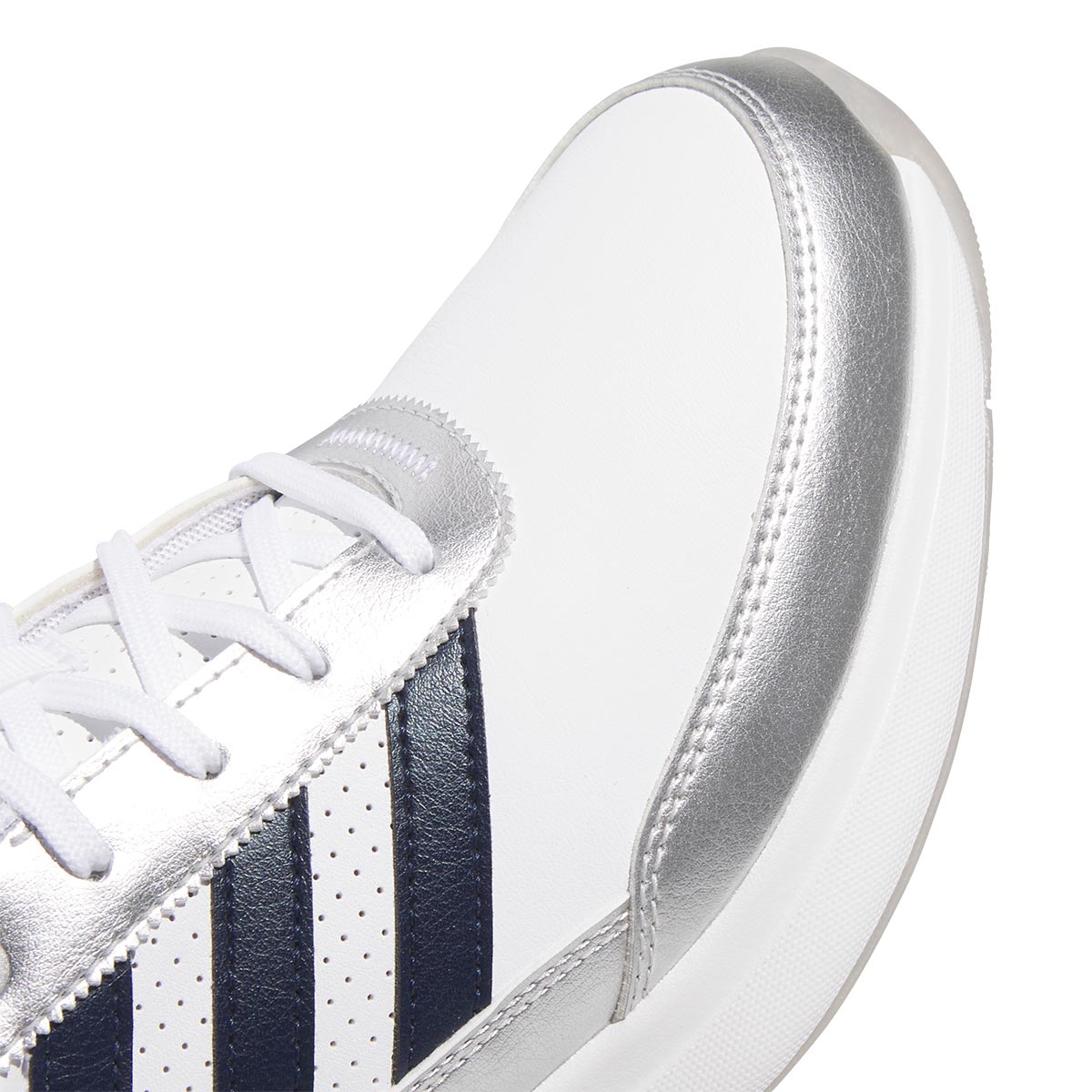 Adidas Women's S2G Spikeless Leather 25 Golf Shoes White/Night Indigo/Grey Two