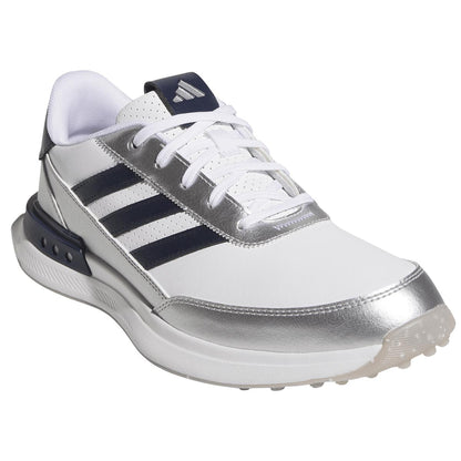 Adidas Women's S2G Spikeless Leather 25 Golf Shoes White/Night Indigo/Grey Two