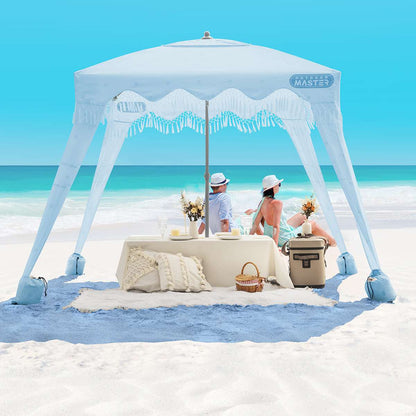 Beach Cabana with Fringe