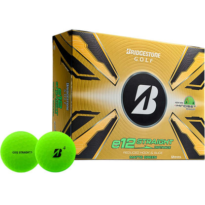 Bridgestone e12 Straight Matte Green Golf Balls
