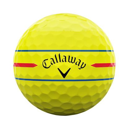 Callaway Chrome Soft 360 Triple Track Yellow Golf Balls