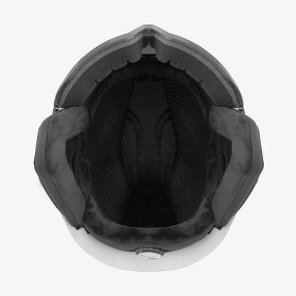 OutdoorMaster Ski Helmet and 2-in-1 Sun Visor Goggle Set