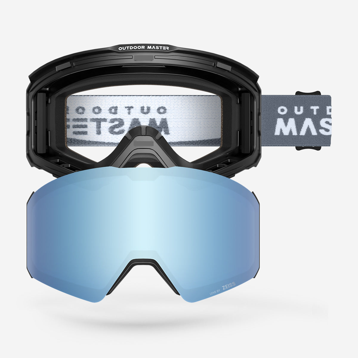 Asian Fit FALCON Ski Goggles Cylindrical ZEISS Lens