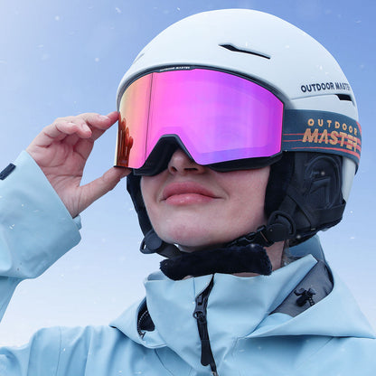 Asian Fit FALCON Ski Goggles Cylindrical ZEISS Lens
