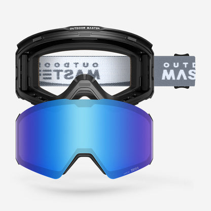 Asian Fit FALCON Ski Goggles Cylindrical ZEISS Lens