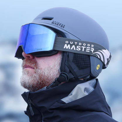 Asian Fit FALCON Ski Goggles Cylindrical ZEISS Lens