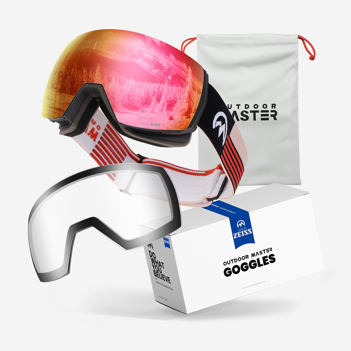 ULTRA Zeiss Snow Goggles + Lens Bundle