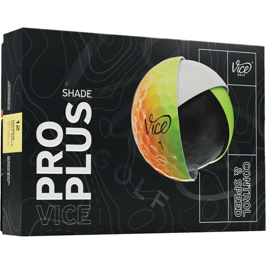 Vice Pro Plus Drip Orange/Yellow Golf Balls